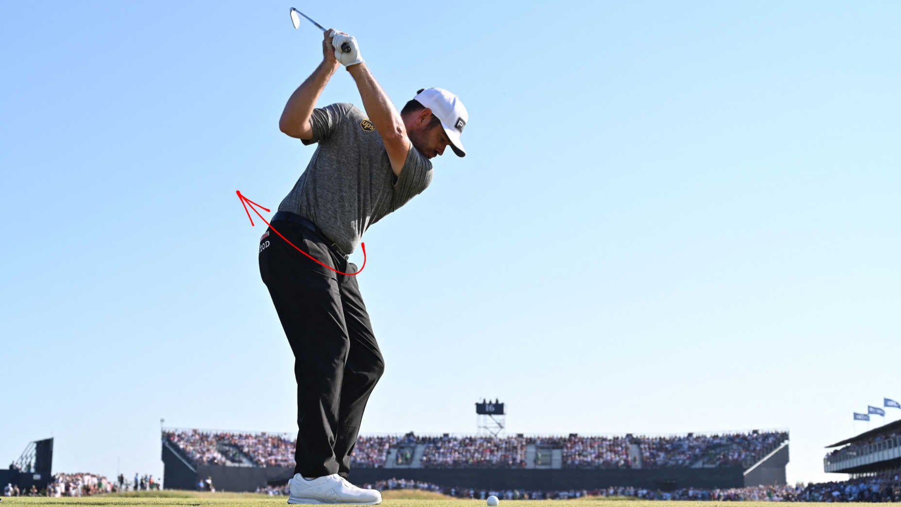 Louis Oosthuizen hits a shot during a recent PGA Tour tournament